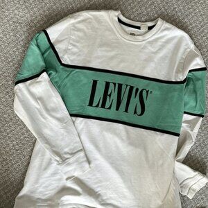 Large Levi's long sleeve T Shirt Color Block